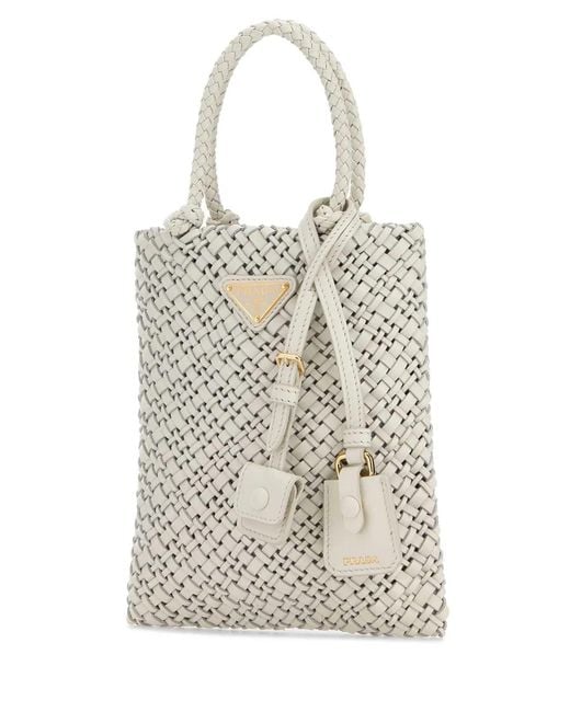Prada White Borsa A Mano