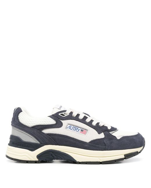 Autry White Hyperway Low Suebic/Mesh Spblu for men