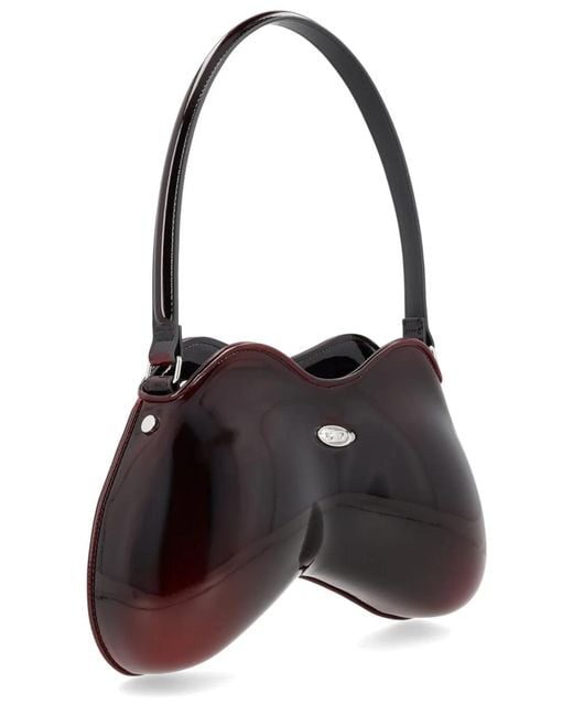 DIESEL Black Bordeaux Polyurethane Shoulder Bag