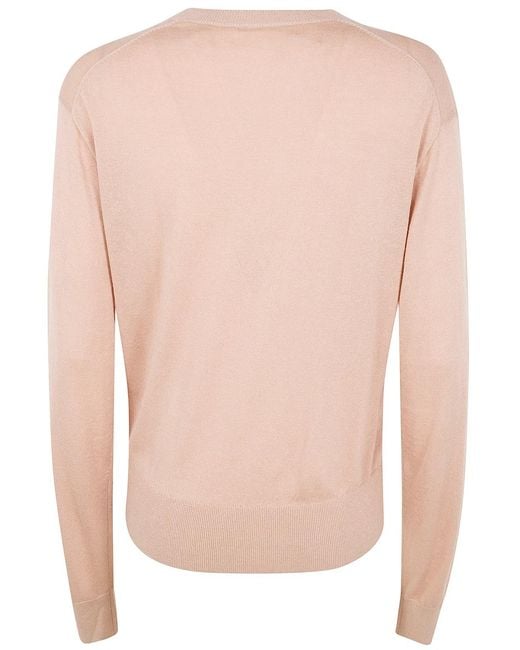 By Malene Birger Pink "Mantea" Roundneck Sweater