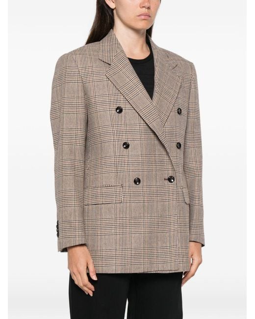 Tagliatore Natural Wool Blend Double-Breasted Jacket