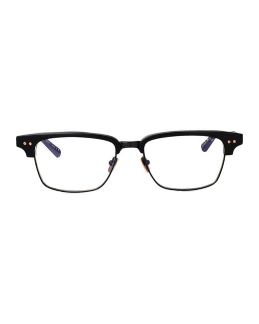 Dita Eyewear Black Metal Glasses for men