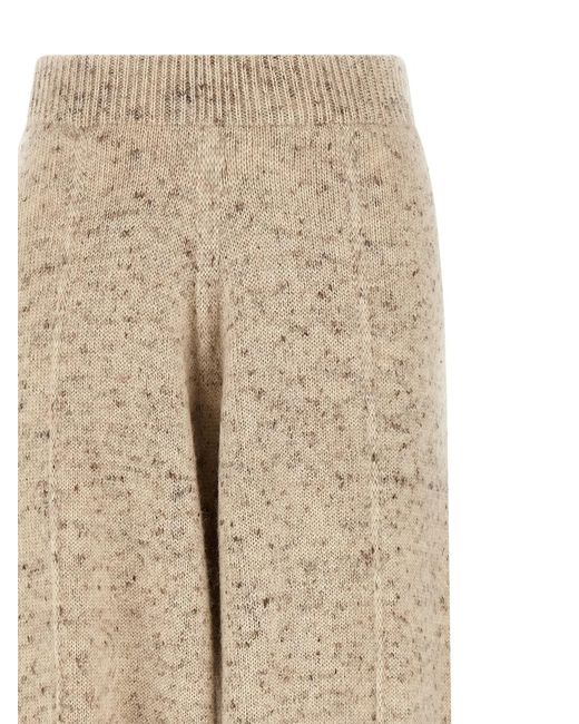 Fabiana Filippi Natural Buttoned Yarn Pants