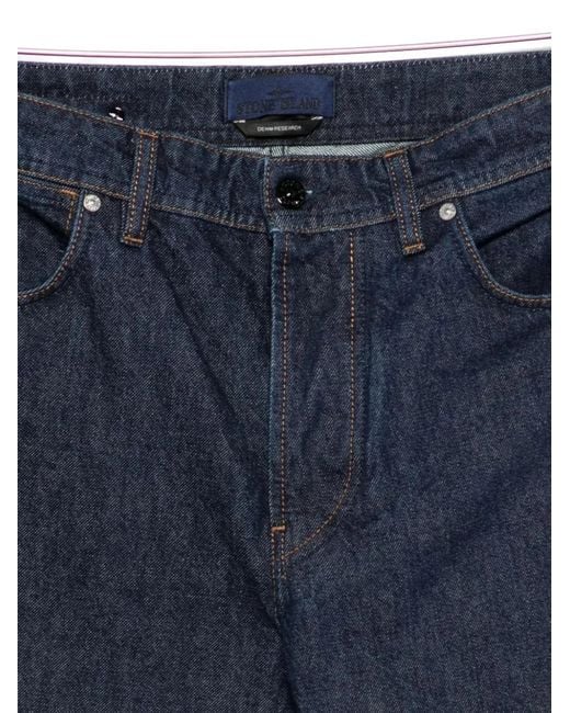 Stone Island Blue J100005 Denim-Rinsed for men