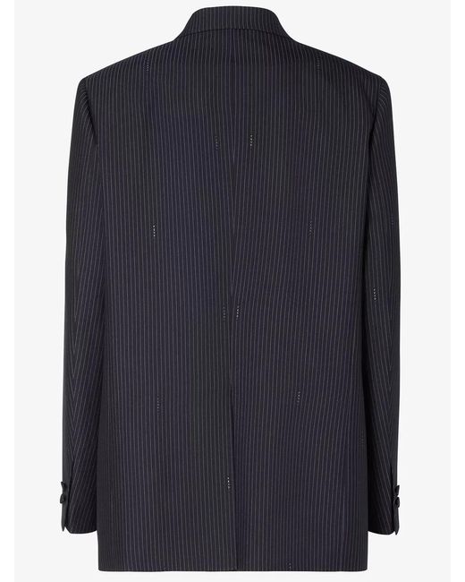Fendi Black Double-Breasted Blazer