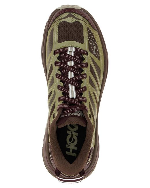 Hoka One One Green 'Mafate Speed 2' Sneakers