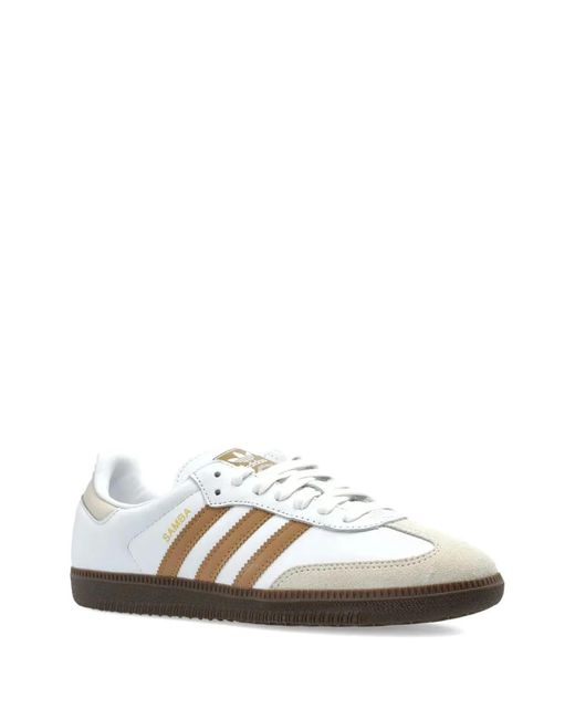 Adidas Originals White Samba Og Sneakers for men