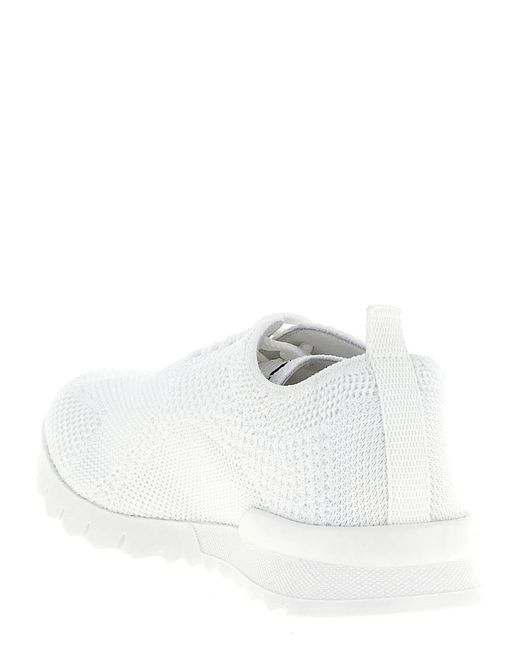 Kiton White 'Fits' Sneakers for men