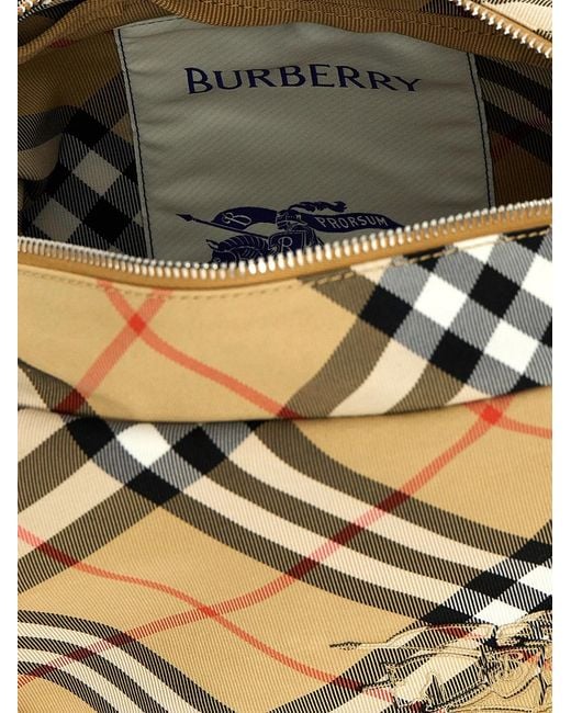 Burberry Metallic 'Check' Crossbody Bag for men