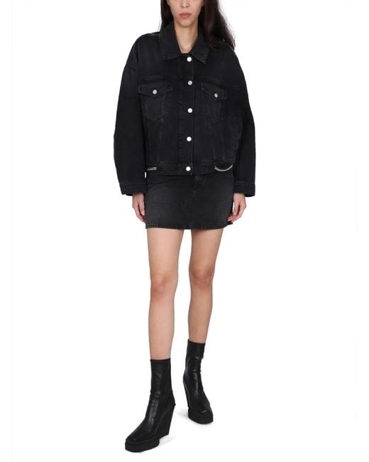Stella McCartney Black Falabella Skirt