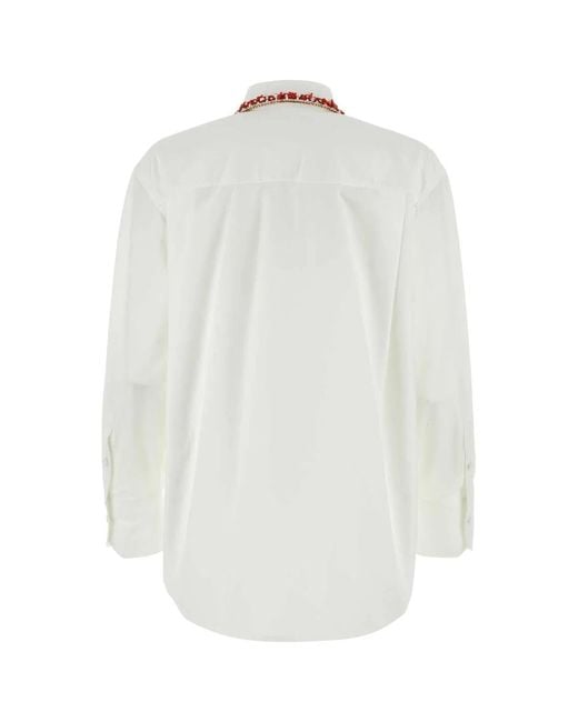 Valentino Garavani White Poplin Shirt