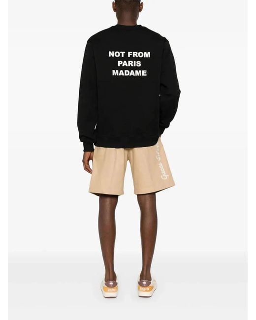 Drole de Monsieur Black "Le Sweatshirt Slogan" Sweatshirt for men