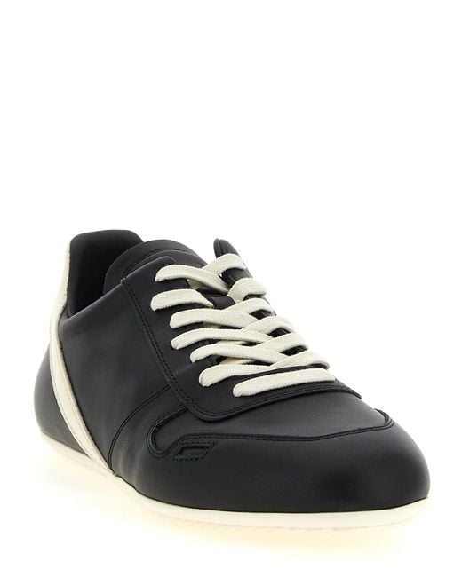 Rick Owens Black 'Minimal Sneaks' Sneakers for men