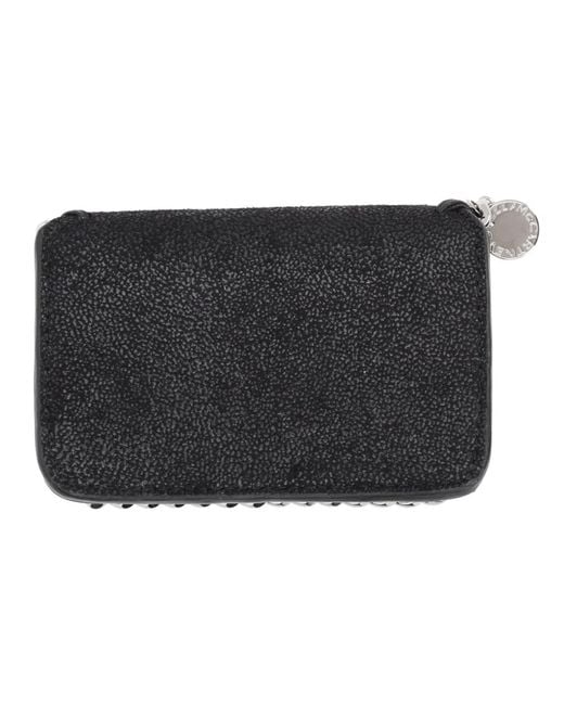 Stella McCartney Black Wallet With Small Flap Falabella