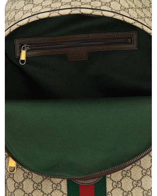Gucci Natural 'Ophidia' Medium Backpack for men