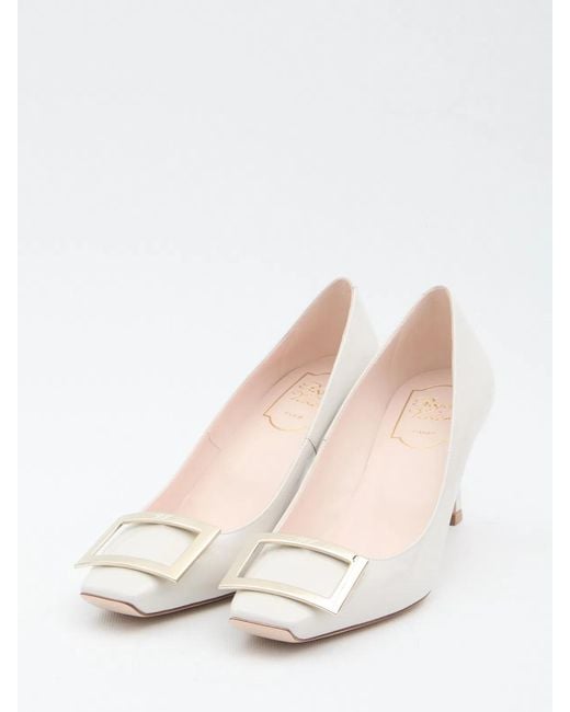 Roger Vivier Natural Belle Vivier Trompette Pumps