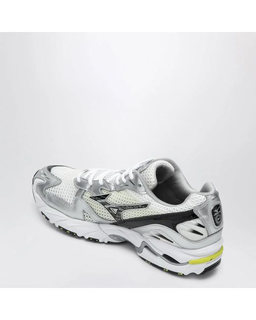 Mizuno White Sneaker Slwave Rider 10 Snow//Sylvan for men
