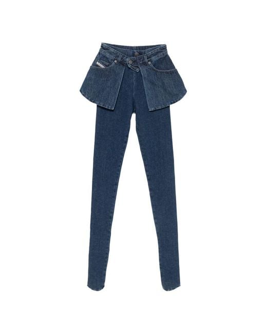 DIESEL Blue Skinny Denim Jeans