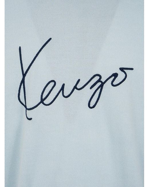 KENZO Blue Signature" T-Shirt for men
