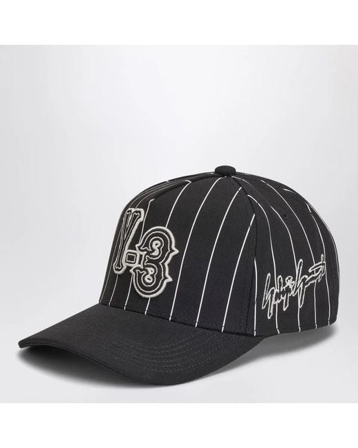 Y-3 Black Baseball Cap for men