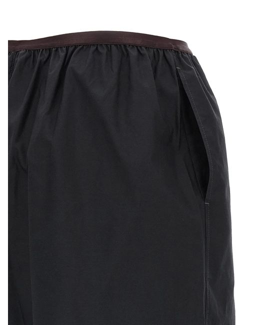 Lemaire Black 'Boxer' Shorts