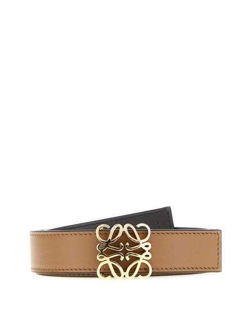 Loewe Natural Anagram Bombee 2.8Cm Belt