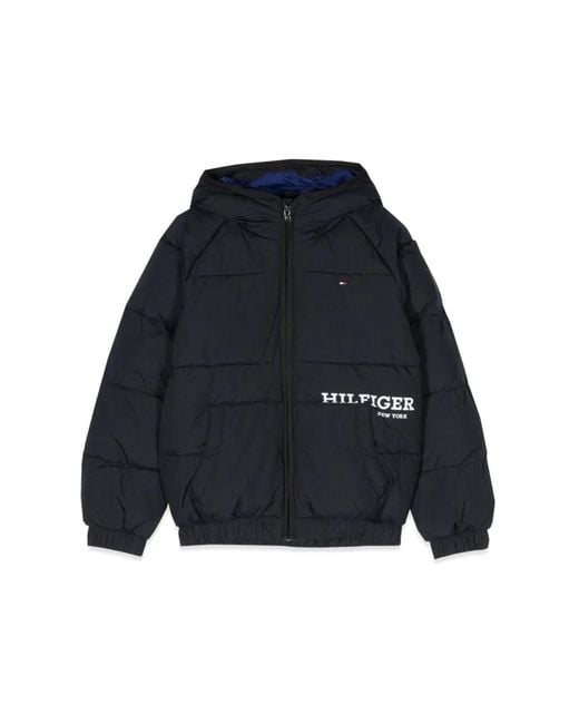 Tommy Hilfiger Blue Logo Padded Jacket