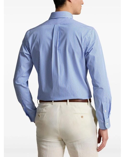 Ralph Lauren Blue Button Down Shirt for men