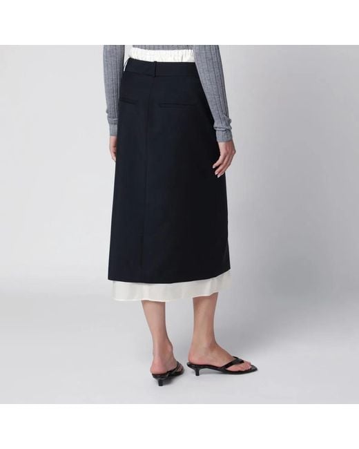 Rohe Black Skirt With Boxer Detail
