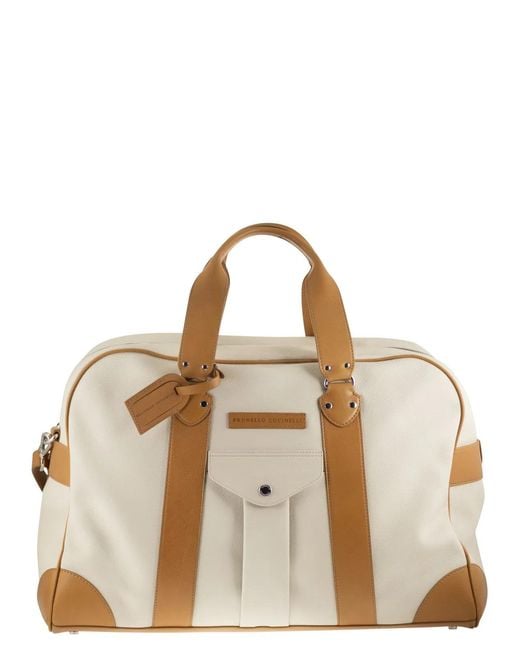 Brunello Cucinelli Metallic Street Bag for men