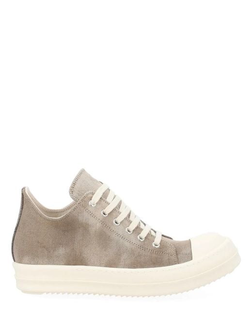 Rick Owens Natural Sneaker Low