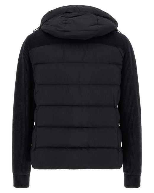 Moorer Black 'Allori' Down Jacket for men
