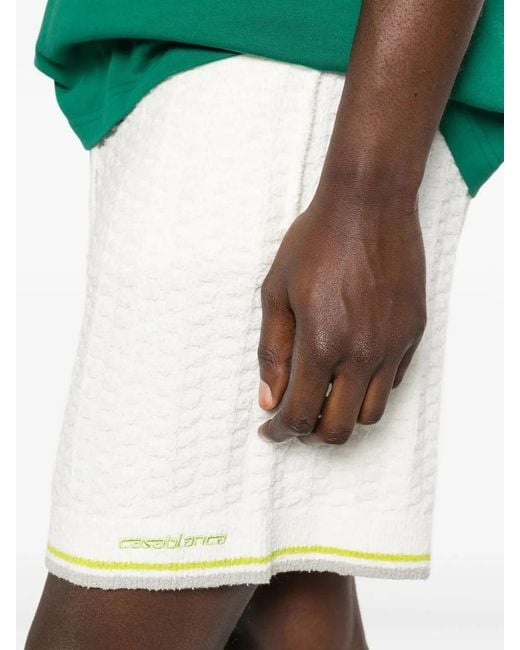 Casablanca White Shorts Cotton Blend for men