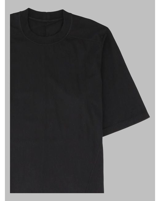 Rick Owens Black 100% Cotton T-Shirt for men