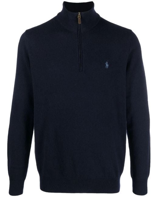 Polo Ralph Lauren Blue Long Sleeve Pullover for men