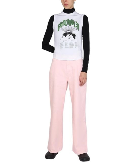 Raf Simons Pink Printed Top