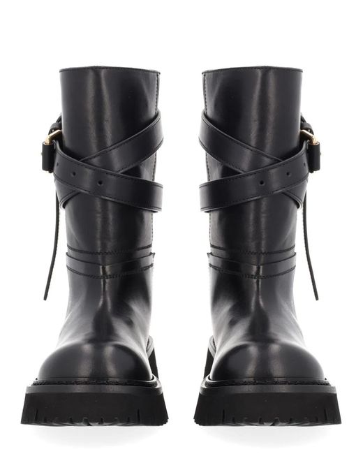 Moschino Black "Tie-Me" Boot