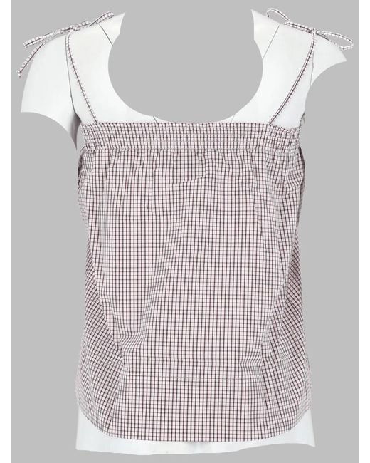 A.P.C. Gray Top "Cleo"