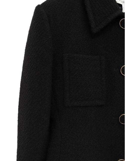 Chloé Black Tweed Jacket