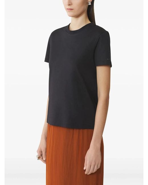 Lanvin Black Cotton T-Shirt