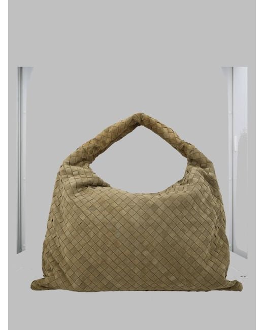 Bottega Veneta Green Borsa "Hop" Large
