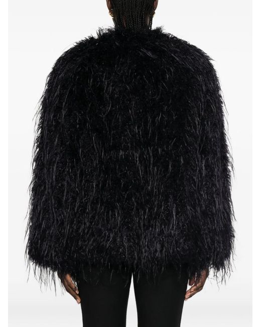 Forte_forte Black Ecofur Blouson Jacket
