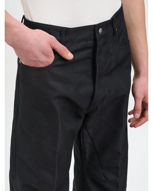 Rick Owens Black Pantaloni Geth Jeans for men
