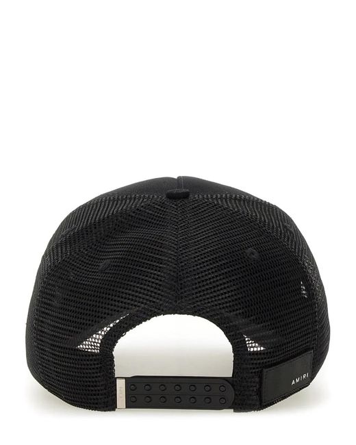 Amiri Black Cappello Da Baseball Con Logo for men