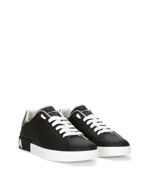 Dolce & Gabbana Black Dolce & Gabbana Low Top Sneaker for men