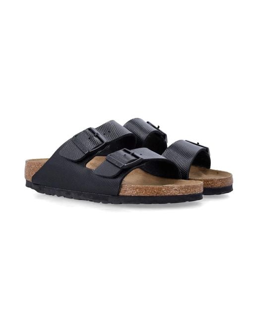 Birkenstock Blue Arizona Birko Lizard Print