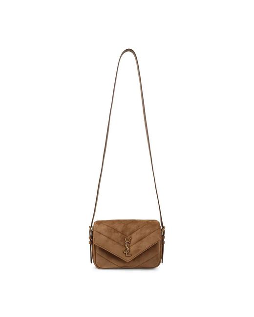 Saint Laurent Natural Cross Body Bags
