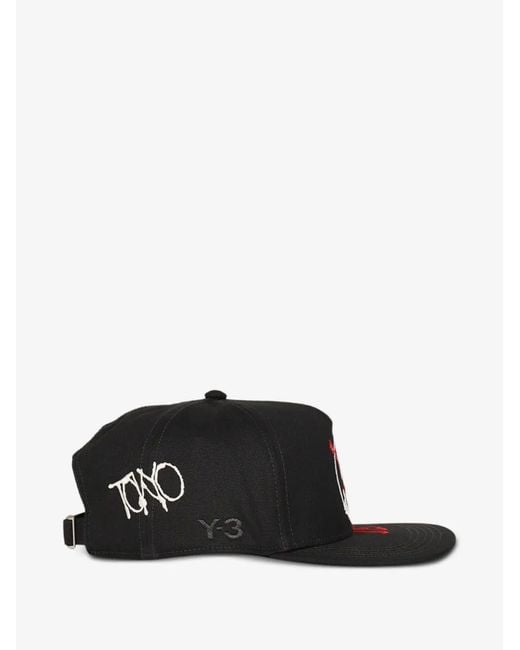 Y-3 Black Chito Cap for men