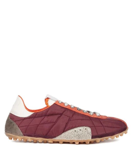 Maison Margiela Pink Oxblood Sneakers