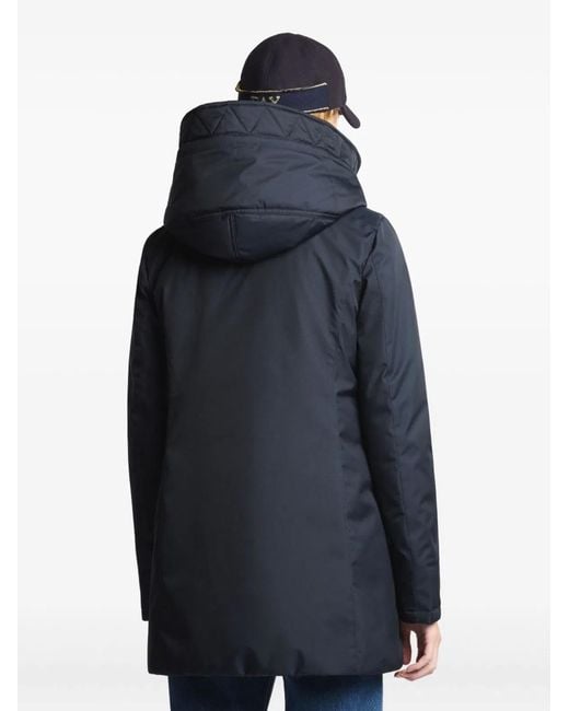 Fay Blue Dark Nylon Hooded Jacket